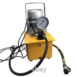10000PSI 750W 7L Electric Driven Hydraulic Pump with Single Acting Manual Valve