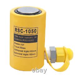 10T Hydraulic Cylinder Jack Low Profile Porta Power Ram RSC-1050 Single Acting