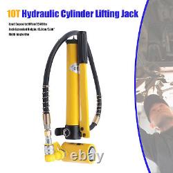 10T Hydraulic Cylinder Jack Machinery Single Acting Power Jack Lifting Ram Steel