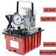 110v Electric Driven Hydraulic Pump 750w Manual Valve Single Acting 10000psi