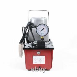 110V Electric Driven Hydraulic Pump With Single Acting Manual Valve 10000PSI 750W