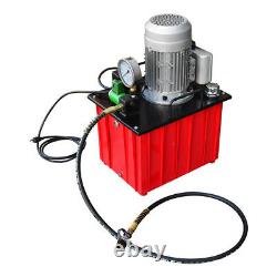 110V Electric Hydraulic Pump Single Acting Solenoid Valve 10000 PSI Pressure
