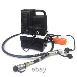 1200W Electric Hydraulic Pump Single Acting Oil Pump 10000 PSI 3L Solenoid Valve