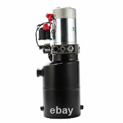 12V Electric Single Acting Hydraulic Pump High Pressure Pump 6 Quart