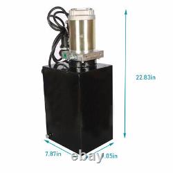 13 Quart single acting hydraulic pump 3200PSI-remote control 12V hydraulic pump
