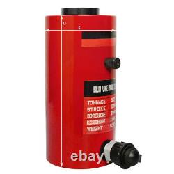20 Ton Hollow Plunge Hydraulic Cylinder 100mm Stroke 210mm Closed Height