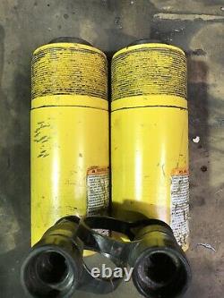 2 Of Enerpac RC-254 Hydraulic Cylinders 25 Ton 4 Stroke