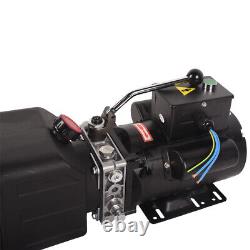 4 Gallon Hydraulic Pump Single Acting 220V AC Electric Pump for Vehicle Lift
