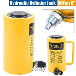50 T Hydraulic Cylinder Jack 6 Stroke Single Acting Hollow Jack Ram 150mm 953cc