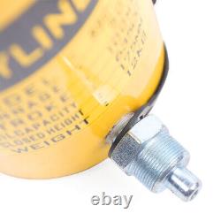 50 Ton 635CC 4 Stroke Hydraulic Cylinder Acting Ram Jack Single Hollow Yellow
