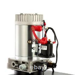 5.3 Gallon Single-Acting Hydraulic Pump 12V for Wood Splitter Dump Bed Tow Plow