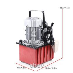 750W 10000PSI 110V Electric Driven Single Acting Hydraulic Pump Manual Valve