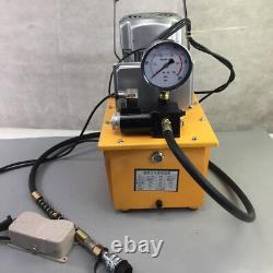 750W 10000PSI 110V Electric Driven Single Acting Hydraulic Pump Solenoid Valve
