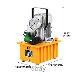 750W 110V Electric Driven Single Acting Hydraulic Pump Solenoid Valve 10000PSI