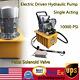 750w 7l Electric Hydraulic Pump Single Acting Oil Pump 10000 Psi Solenoid Valve