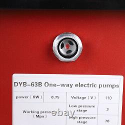 750W Electric Hydraulic Pump Single Acting 290-10,152PSI Manual Valve Control 7L