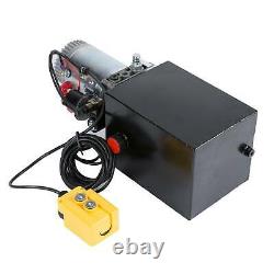 8 quart single acting hydraulic pump/ for unloading reservoir unloading 12 volt