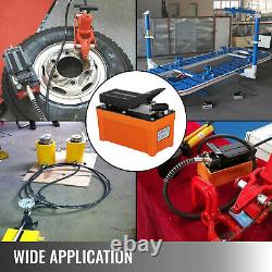 Air Powered Hydraulic Pump 10,000 PSI Rubber Single Acting Foot Operated Pump