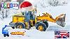 Christmas Diggers For Kids Snow Excavators Trucks Loaders Winter Service Vehicles