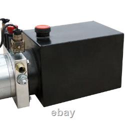 DC 12V 6 Quart Double Acting Hydraulic Pump Power Unit & Wireless Remote Control
