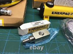 ENERPAC P-142 Hydraulic Hand Pump GA4 HC7206 Hose Gauge NEW