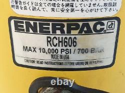 ENERPAC RCH606 Hollow Hydraulic Cylinder 60 Ton 6 Stroke Holl-O-Cylinder