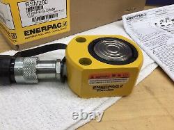 ENERPAC RSM-200 20 Ton Low Height Hydraulic Cylinder NEW! Fast Shipping