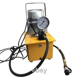 Electric Driven Hydraulic Pump 10000PSI Single Acting 750W Oil Capacity 7L Tool