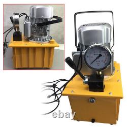 Electric Driven Hydraulic Pump Power Pack Single Acting 10000 PSI Manual Valve