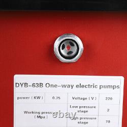 Electric Driven Hydraulic Pump Single Acting Manual Valve DYB-63B 10000PSI 750W