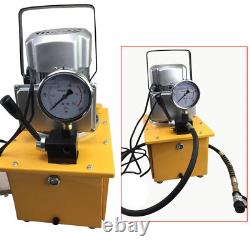 Electric Driven Hydraulic Pump Single Acting Valve Oil Capacity 750W 7L 10000PSI