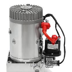 Electric Hydraulic Pump, Hydraulic Power Unit 12V, Single Acting Oil Pump 4/L US