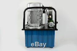 Electric Hydraulic Pump Power Pack 2 Stage Single Acting 110v 10k PSI 488in3 Cap