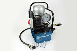 Electric Hydraulic Pump Power Pack 2 Stage Single Acting 110v 10k PSI 488in3 Cap