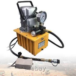 Electric Hydraulic Pump Single Acting 10152PSI 7L Oil Capacity Solenoid Valve US