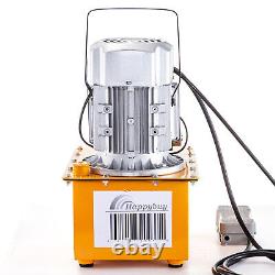 Electric Hydraulic Pump Single Acting Solenoid Valve 10000 PSI 7L Oil Capacity