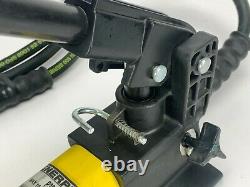Enerpac P392 Hydraulic Hand Pump 700 Bar/10,000 PSI with Hydraulic Hose USA Made