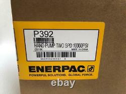 Enerpac P392 Two-Speed Hydraulic Hand Pump 700 Bar/ 10,000 PSI