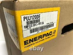 Enerpac PUJ1200E Two Speed Electric Hydraulic Pump for Single-Acting Cylinders