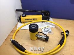 Enerpac RCH1211 12 Ton Hydraulic Cylinder Hollow Set 3/4-16 Thread P142 Pump