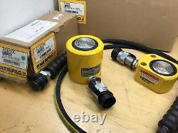 Enerpac RCS-201 P142 RSM200 Low-Height Hydraulic Cylinder 20 Ton Capacity Set