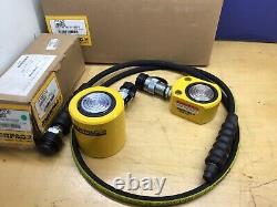 Enerpac RCS-201 P142 RSM200 Low-Height Hydraulic Cylinder 20 Ton Capacity Set