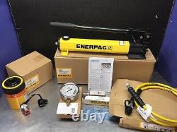 Enerpac SCH202H Set RCH202 Hydraulic Cylinder Hollow 20 ton NEW! P392 Pump