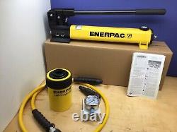 Enerpac SCH202H Set RCH202 Hydraulic Cylinder Hollow Set 20 ton P392 Pump Nice