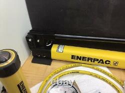 Enerpac SCR106H RC106 10 Ton Hydraulic Cylinder Set P392 Pump GF10P Gauge NEW