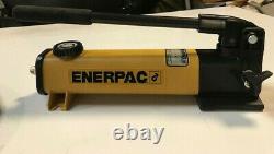 Enerpac Single Speed Hydraulic Pump P141 With Hose & Flat Jac Cylinder