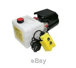 Flowfit 12V DC Single Acting Hydraulic Power pack, 5 L/min with 4.5L Tank ZZ0034