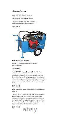 Foster hydraulic power unit with Honda 12.5 hp engine