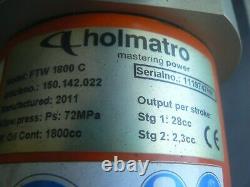 Holmatro FTW 1800 C Foot Operated Hydraulic Pump 2 Stage 72MPa 1800cc