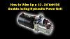 How To Electrically Wire Up A 12 Volt Dc Hydraulic Pump Power Pack Twin Solenoid Coils U0026 Thermistor
